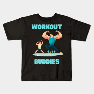 WORKOUT BUDDIES Kids T-Shirt